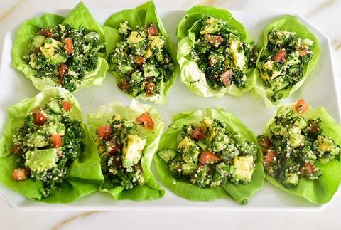 Lettuce cup salads