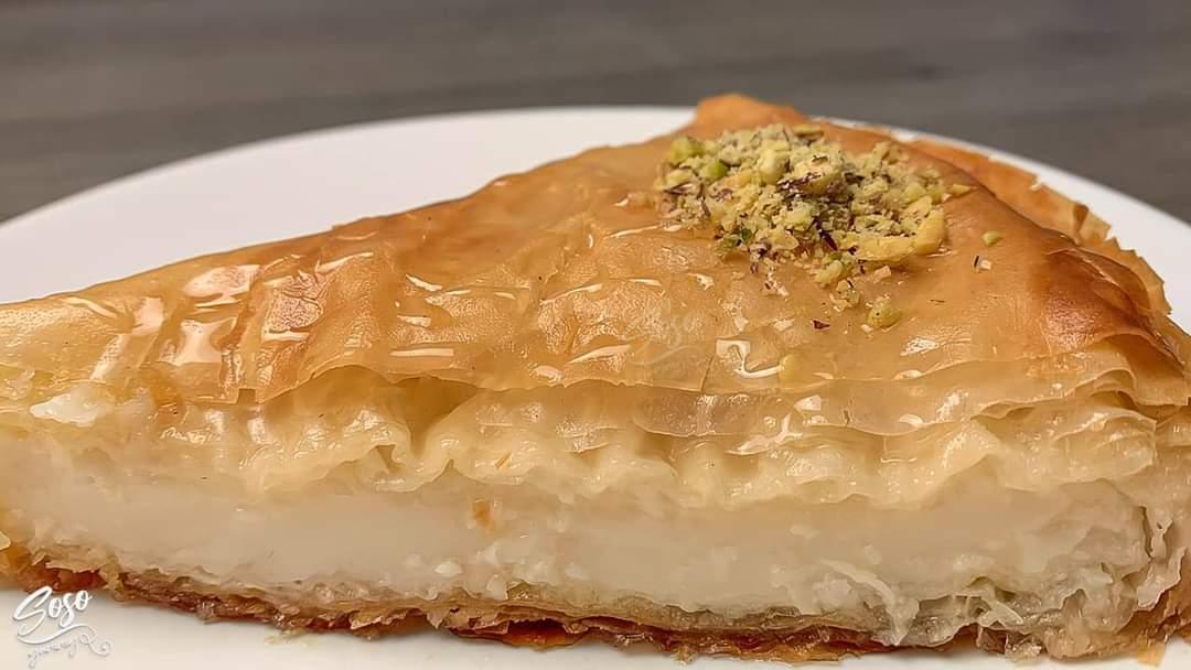 Lebanese baklava with pistachio
